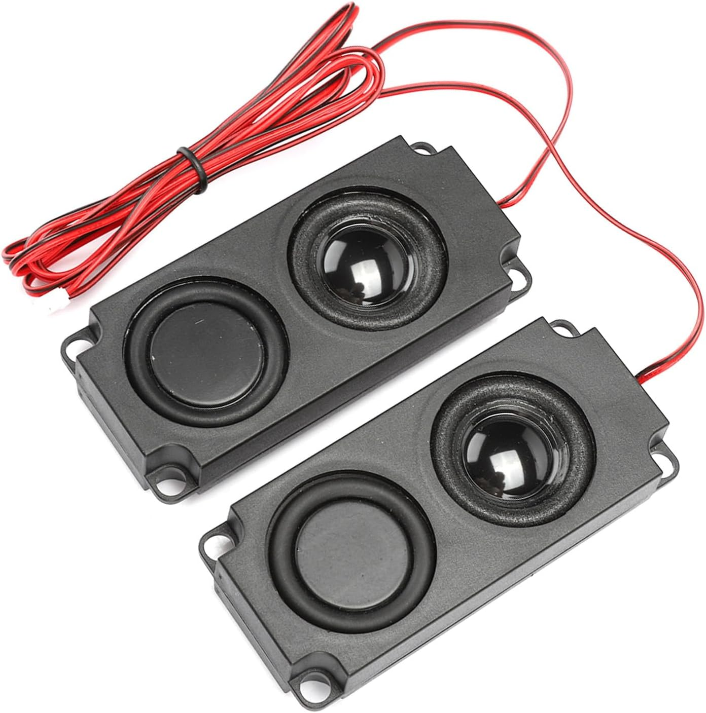 Yechiry Full Range 40Mm Magnetic Dual Speaker, Sturdy 8&Omega; 5W Loudspeaker for Digital Products, Portable and Reliable, ABS Black, 2 X Speakers image number 2