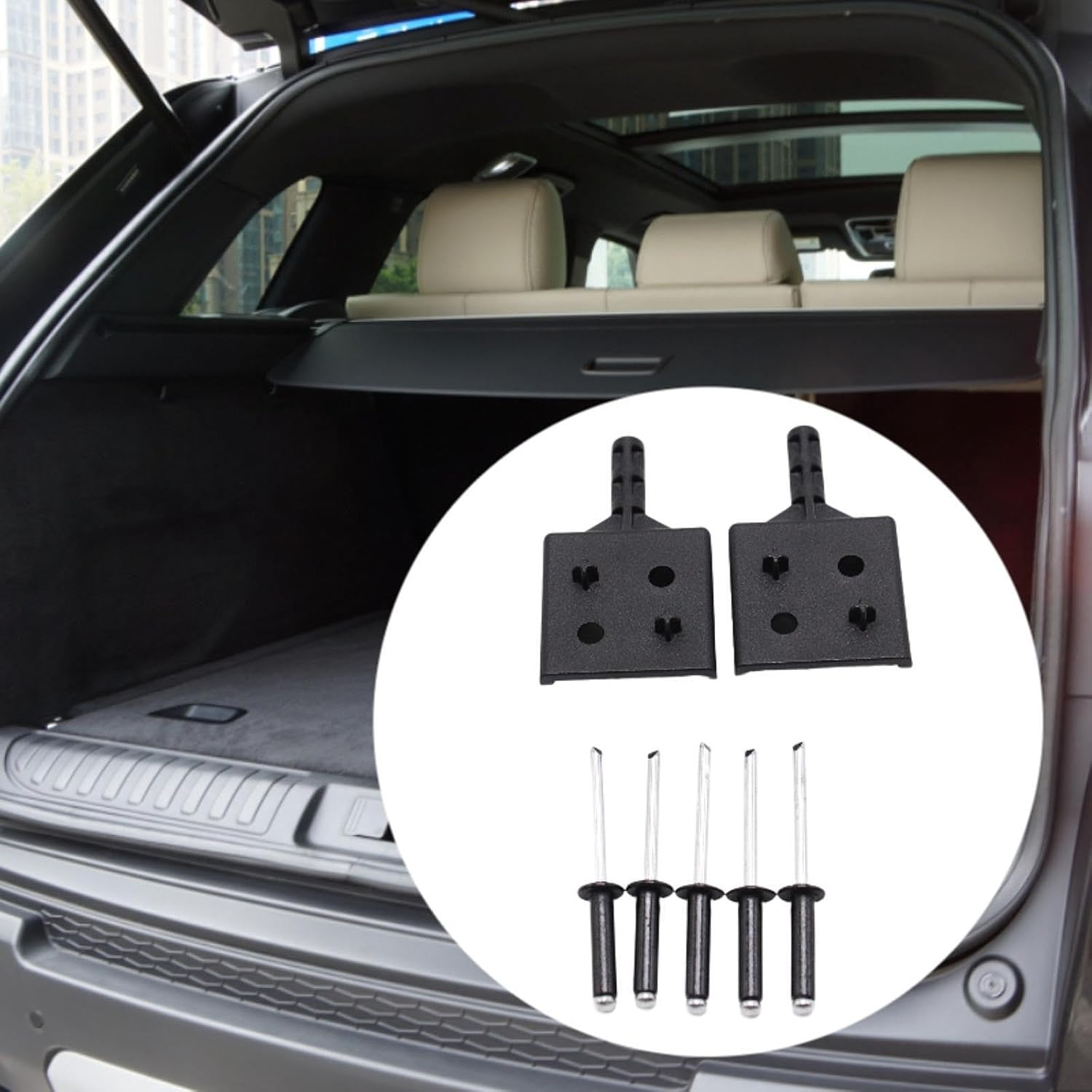 Mqetly 2Pcs Parcel Shelf Retaining Locating Pin Direct Replacement Easy Installation Spare Parts Buckle Clips for L405 image number 5