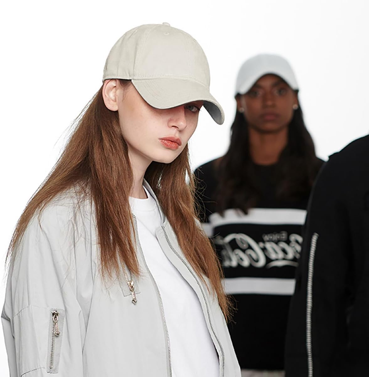 Malaxlx Womens Mens Fashion Baseball Cap Adjustable Strapback Hats Dad Hat Visor Sports Hat image number 3