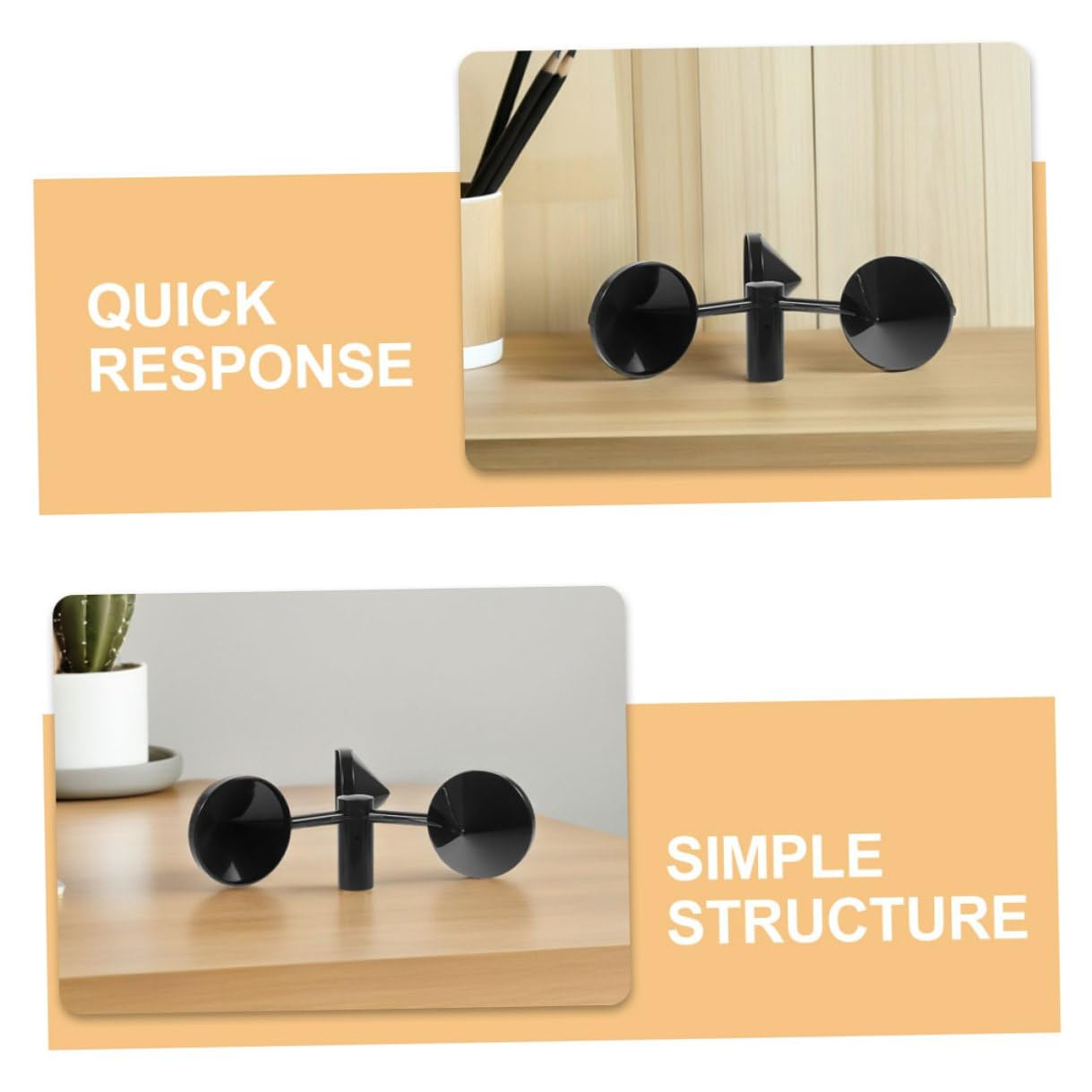 TEHAUX 3Pcs Wind Speed Cups Replacement for Handheld Anemometer Portable Wind Measurement Equipment for Meteorological Aerospace HVAC and Turbine Monitoring