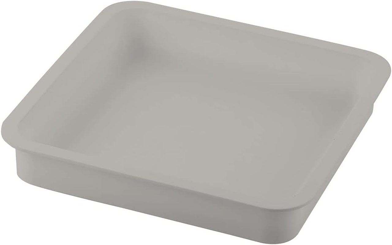 Silikomart Quadro Silicone Mould Non-Stick Coating Pack of 1 Cake Mould 210 X 210 Mm Height 35 Mm Volume 1400 Ml Made in Italy