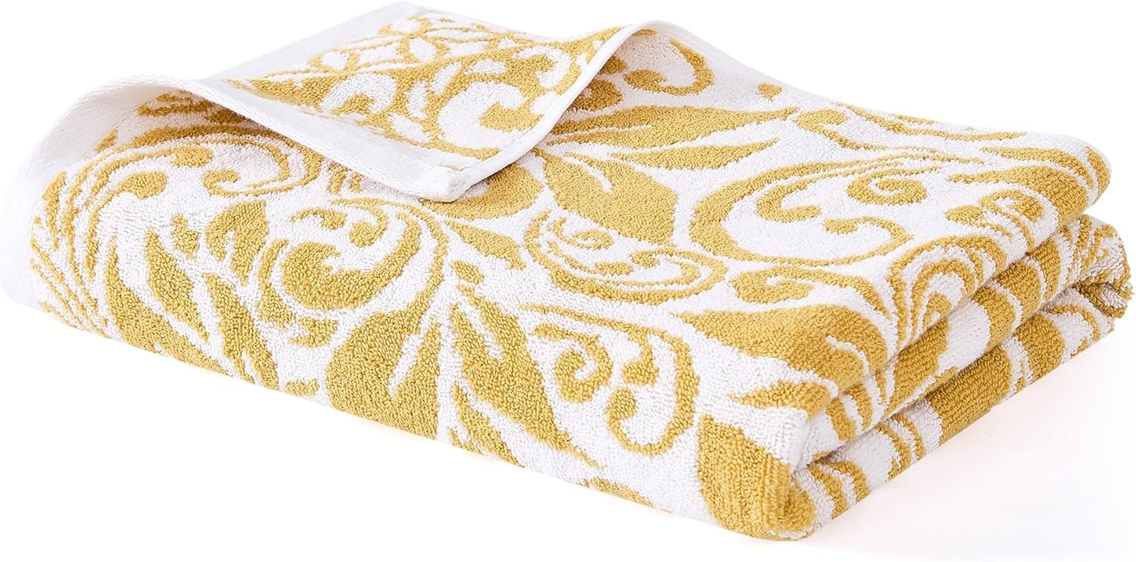 Modern Threads Trefoil Filigree 6-Piece Reversible Yarn Dyed Jacquard Towel Set - Bath Towels, Hand Towels, & Washcloths - Super Absorbent & Quick Dry - 100% Combed Cotton image number 5
