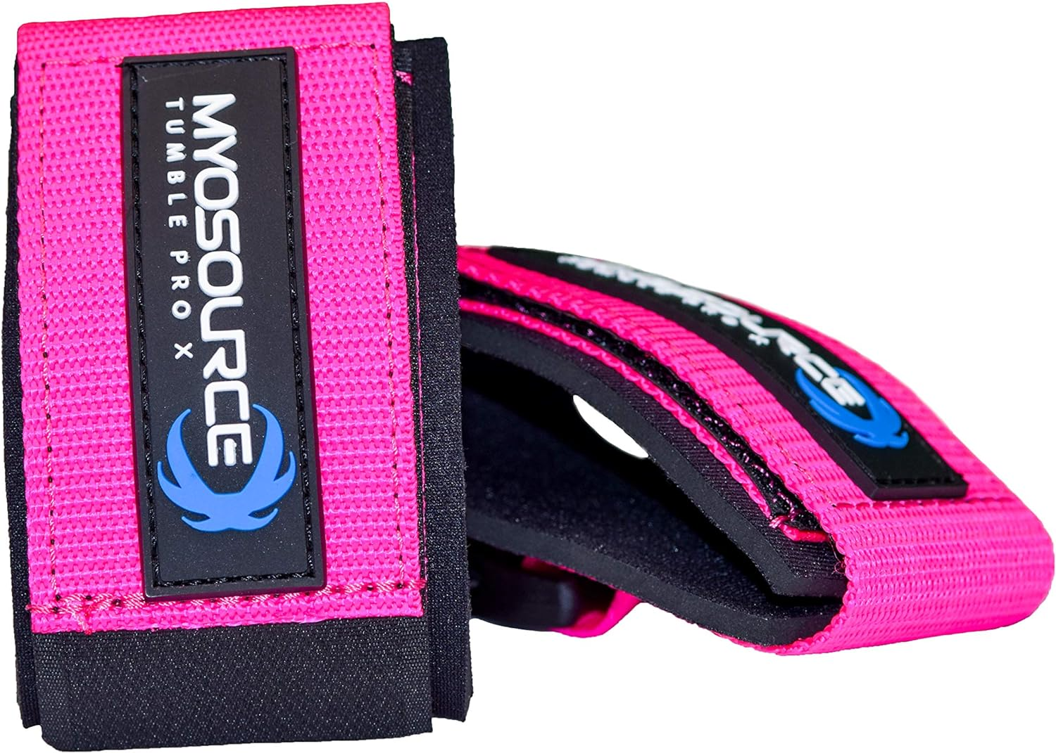 Tumble Pro X Ankle Straps &ndash; Cheerleading, Gymnastics Tumbling Trainer Aid &ndash; Defrogger Keeps Ankles Together during Stunting, Standing Back Tuck, Handspring Training &ndash; Available in Blue and Pink image number 3