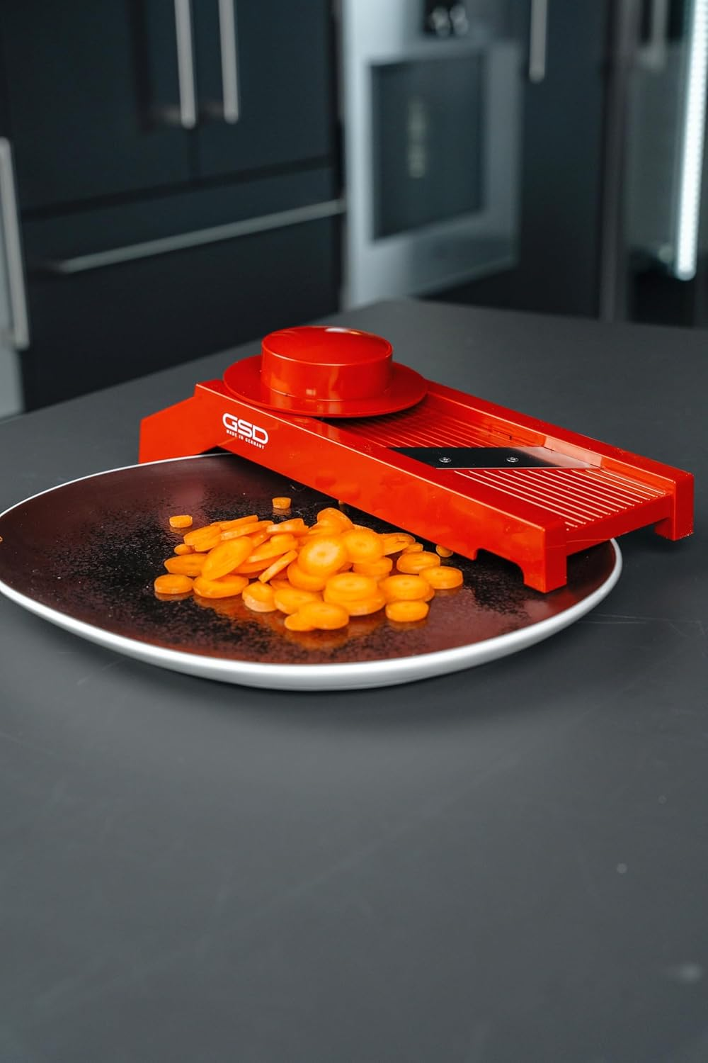 GSD Haushaltsger&auml;te 30011 G S D Universal 30 011 Vegetable Slicer Stainless Steel Red image number 6