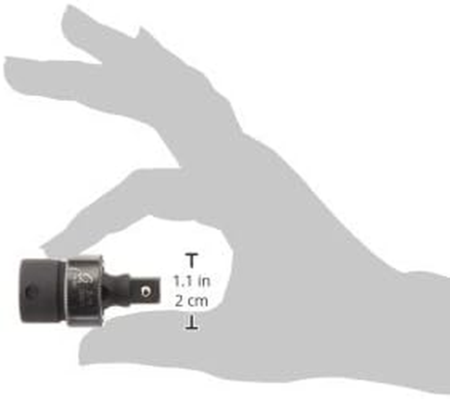 Sunex 3301 3/8-Inch Drive Impact Universal Joint, Standard, 6-Point, Cr-Mo image number 3