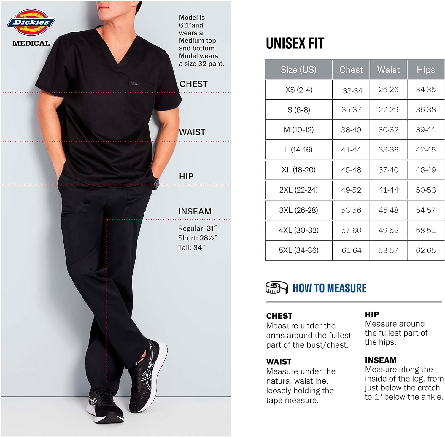 Dickies Big & Tall Unisex 40 Inch Lab image number 6