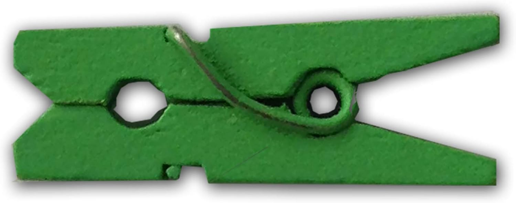 LWR CRAFTS Wooden Mini Clothespins 15 Colors 100 per Pack 1" 2.5Cm (Natural)