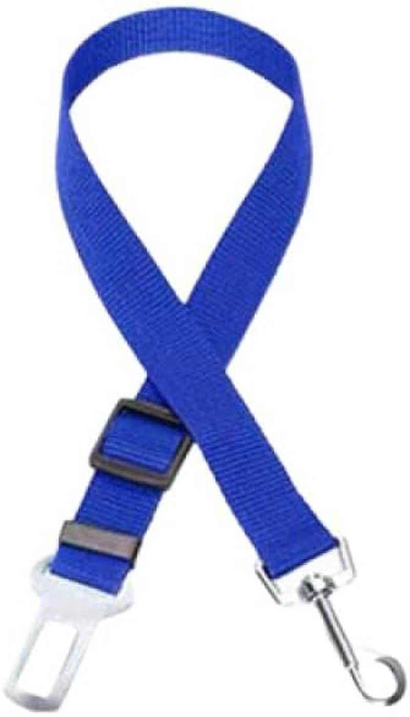AIMALL Adjustable Pet Dog Safety Car Vehicle Seat Belt Harness Lead, Nylon Seatbelt for Dogs and Cats, 33.5-63.5Cm (13-25 In), 8 Colours, Durable and Bite-Proof