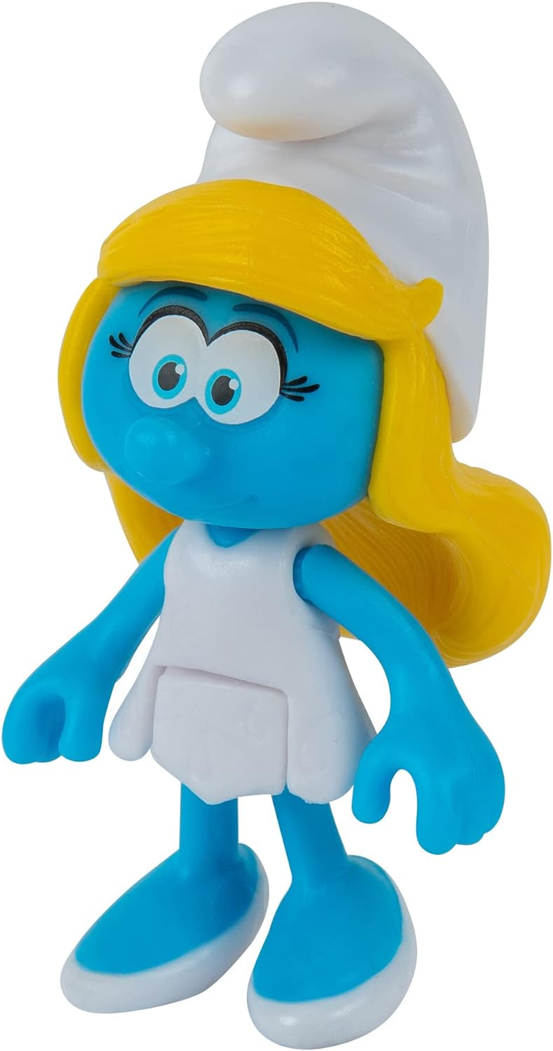 Smurfs VS GARGAMEL 6 Figure Multipack - Features 2-Inch Smurfette, Papa Smurf, Brainy Smurf, Baby Smurf, Azrael, 3-Inch Gargamel - Authentic Details image number 5