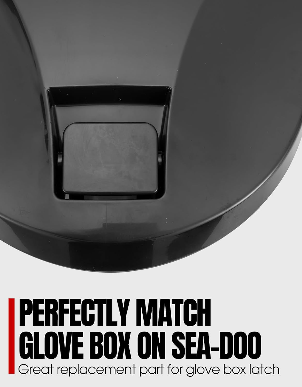A & UTV PRO Glove Box Door Latch Kit for 1998-2011 Sea Doo GTI GTS GTX LRV RXT Wake Seadoo Accessories, Replace OEM # 269500258, 269500441, 269500553,Black image number 2