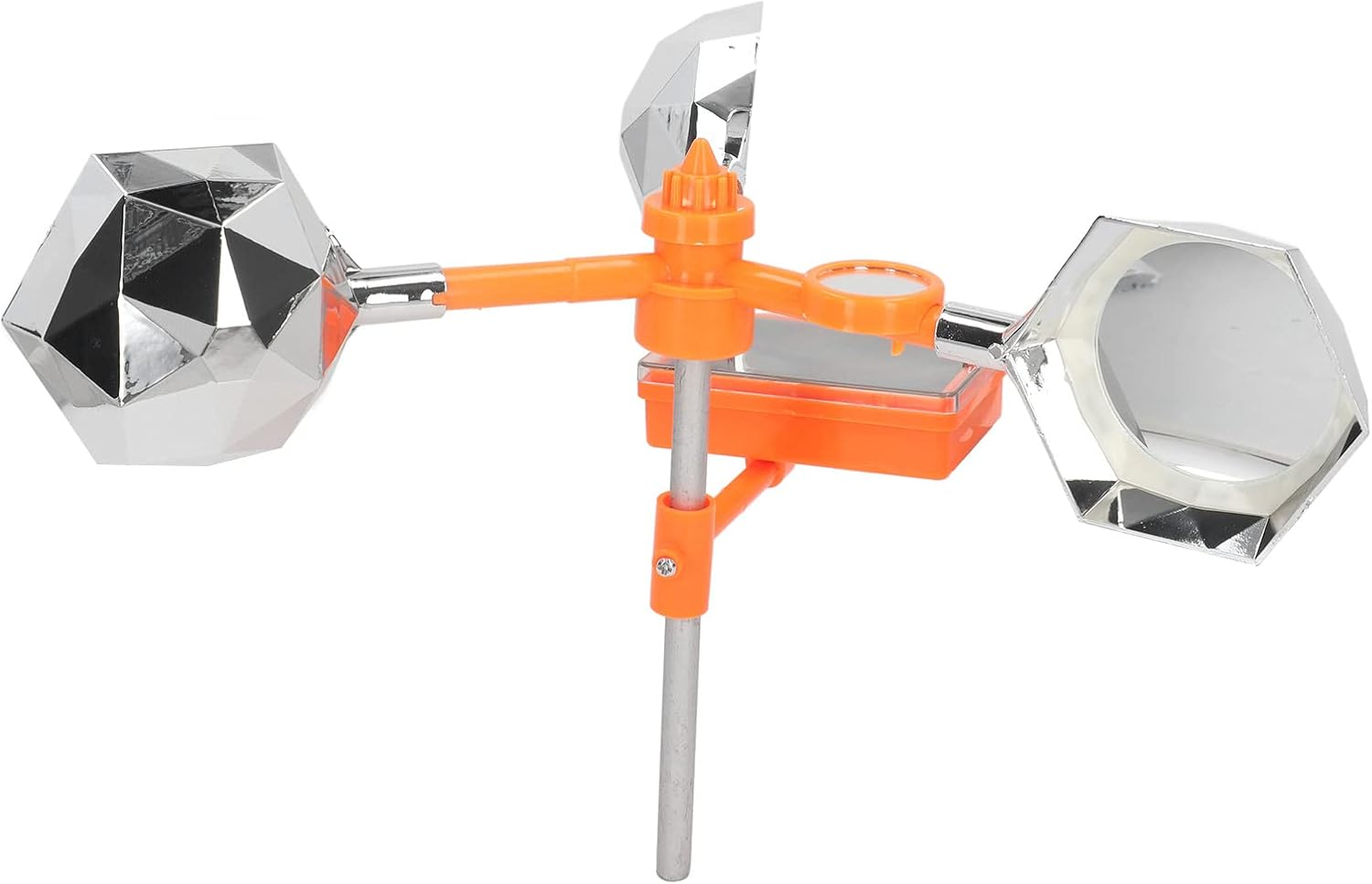 Animal Bird Deterrent Solar Sound Light Bird Deterrent, Rotation Flashing Bird Deterrent, Rainproof, Built in Sounder