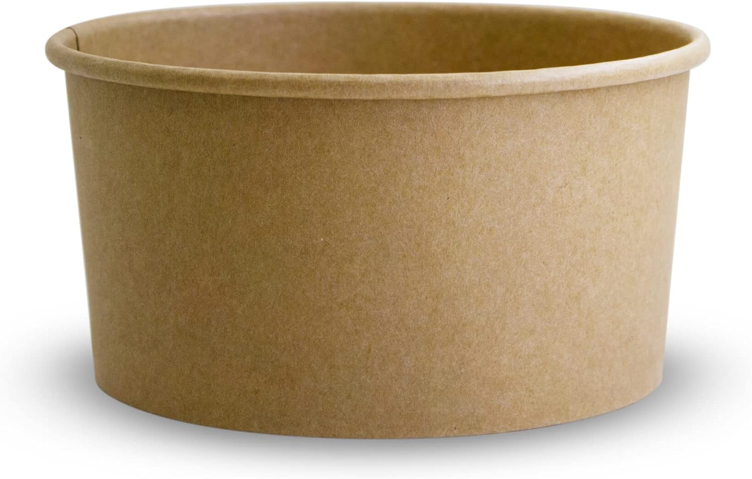 50 X Brown Kraft Paper Food Bowls and Lids 1000Ml 1000Ml Brown with Clear Lid image number 3