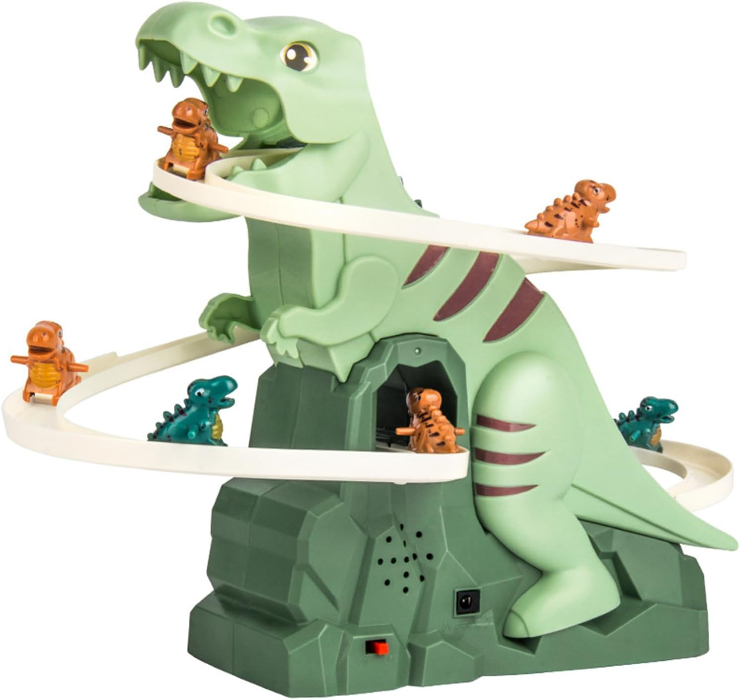 Dinosaur Climbing Slide Music, Electric Dinosaur Climbing Stairs, Dinosaur Stair Climber, Electric Race Track Game Fun Track Slide Roller Coaster for Children'S Gifts image number 4