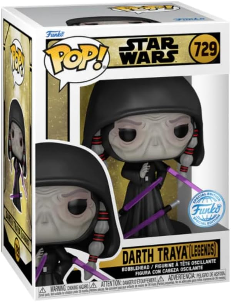 Funko Pop Star Wars: Gaming Greats - Darth Traya Vinyl Action Figure image number 2