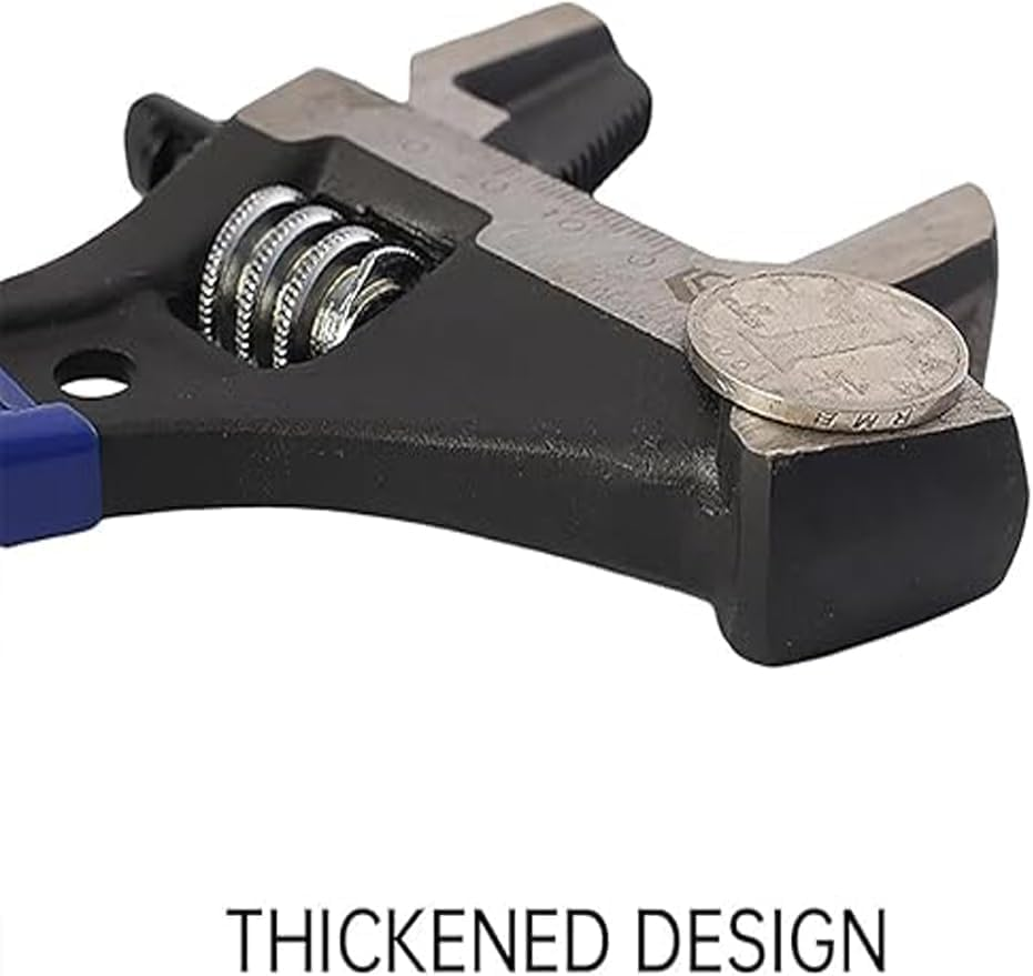 Four in One Multifunctional Adjustable Wrench: Pipe, Percussion and Crowbar Tool image number 5