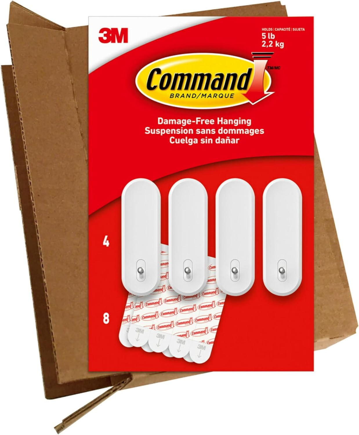 Command GP069-4NA Value Pack Large Wire Hooks 4PK image number 2
