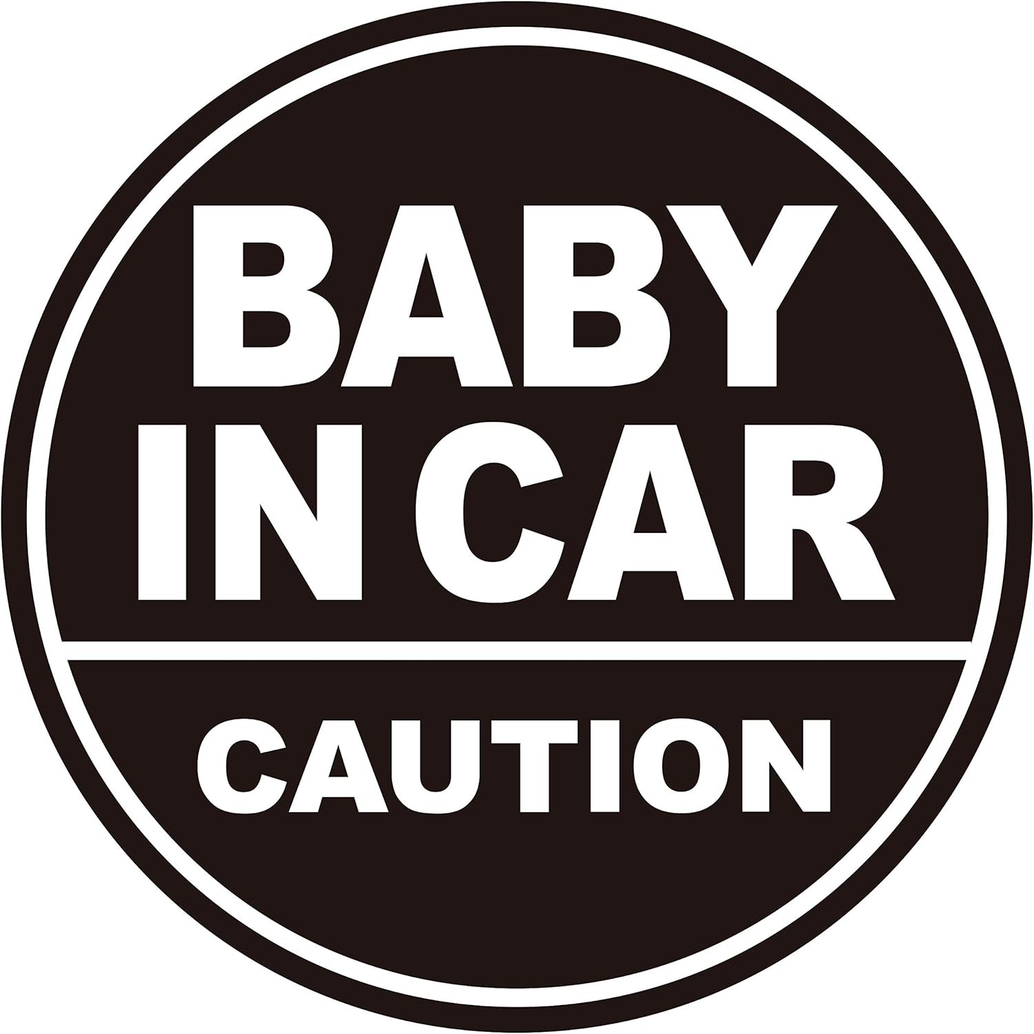 Baby in Car Magnet (Light Pink/Turquoise)
