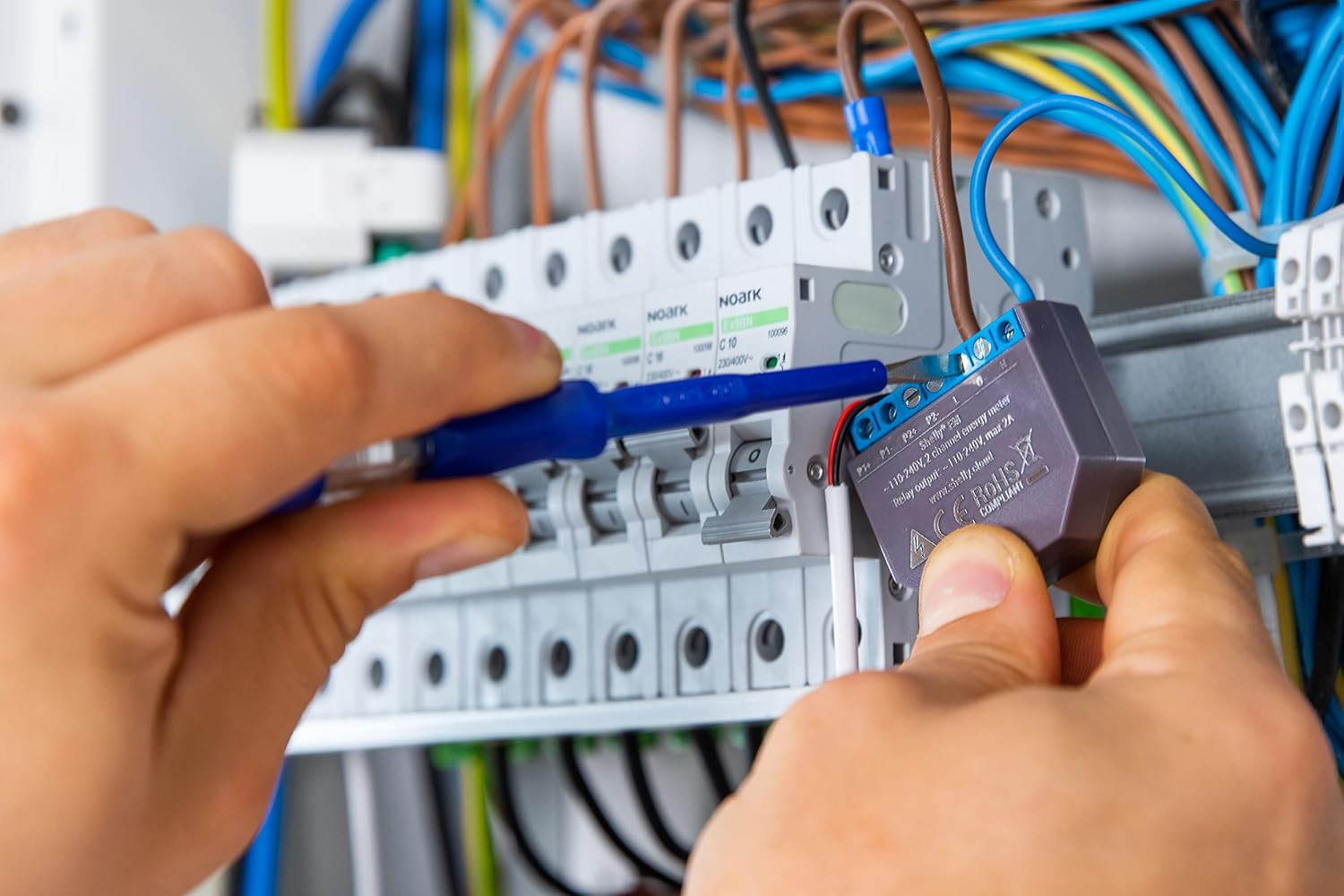 Shelly EM + 1 Amperometric Pliers up to 50A for Measuring Electrical Consumption at Home image number 4