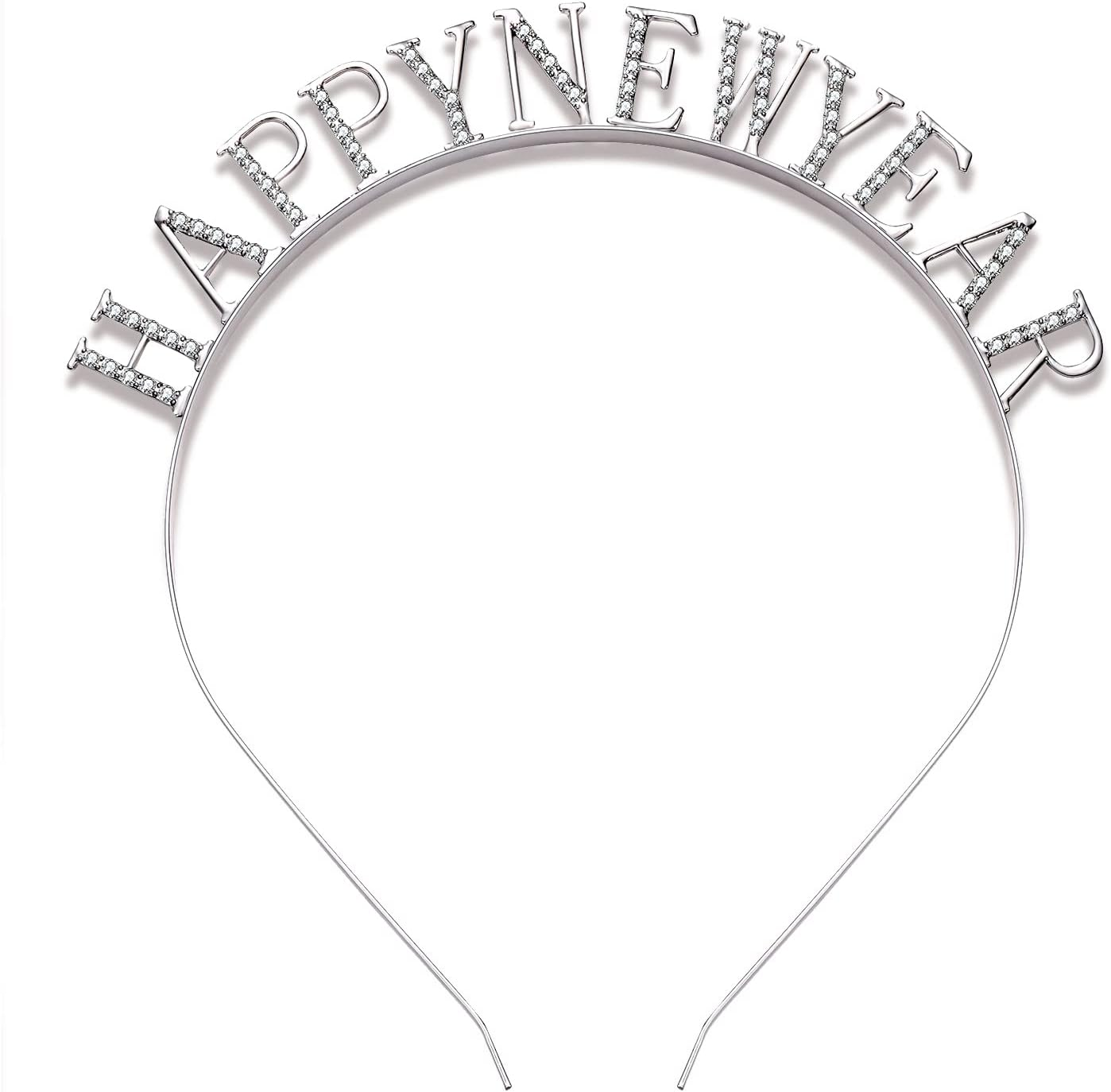 NVENF Christmas Headbands Festive Holiday Hairband for Women Xmas Tree Elk Snowflake Headbands Christmas Party Headwear Gifts - Gold Bow image number 2