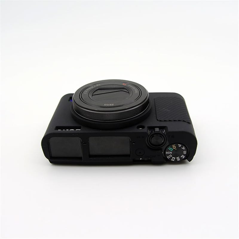 Camera Case for  RX100 VII, Soft Silicone Protective Cover Protector Skin Removable Lens Cover for  DSC-RX100 VII DSC-RX100M7 Digital Camera (Black) image number 1