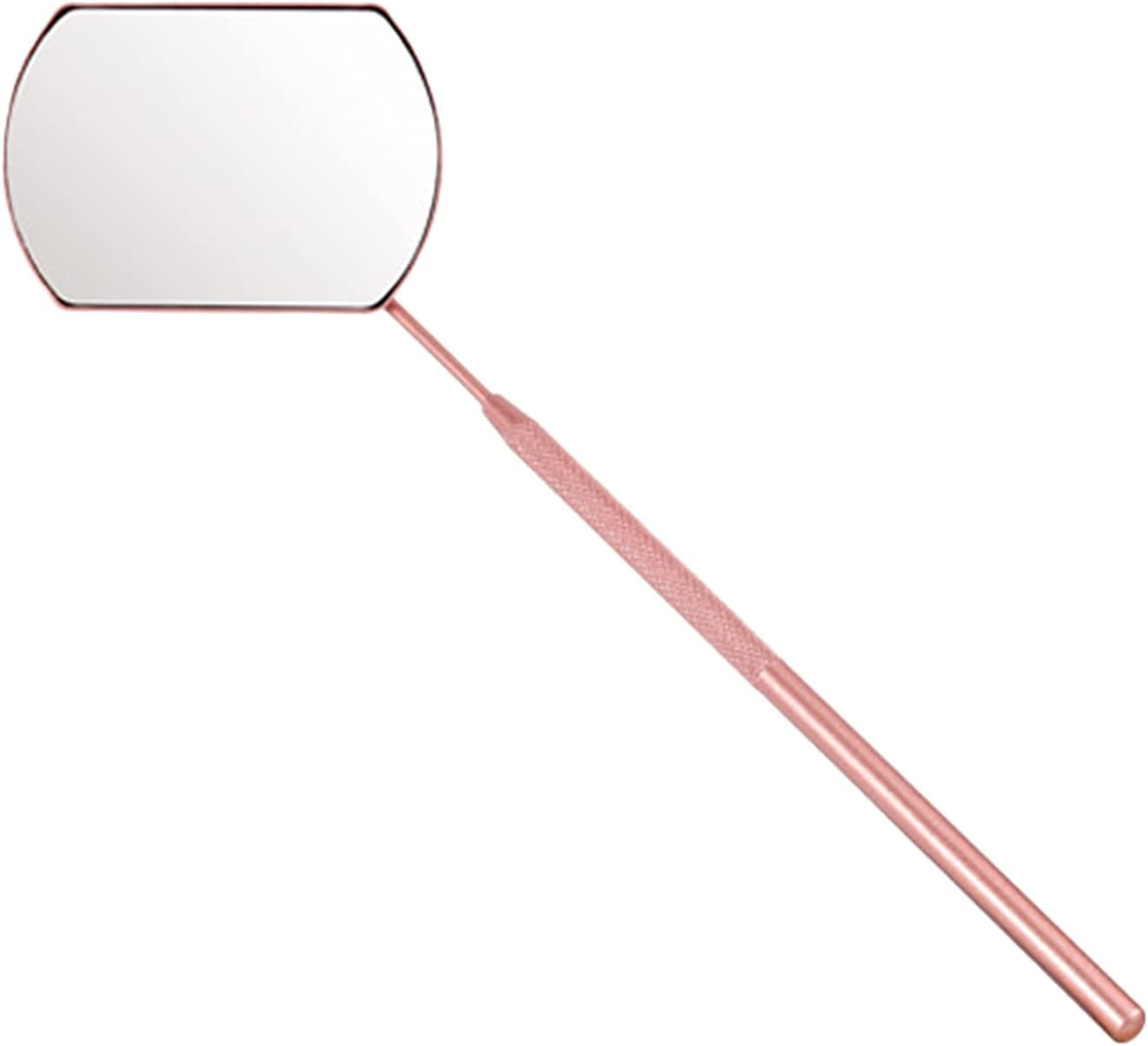 Extra Large Lash Mirror Rectangle Stainless Steel Eyelash Mirror Eyelash Extension Mirror Makeup Mirror for Eyelash Extension Supplies - Pink image number 1