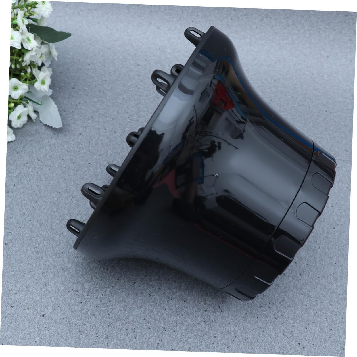 HAPINARY Professional Hair Dryer Diffuser Nozzle for Curly Wavy Straight Hair High Heat Resistant Attachment with Deep Bowl Design Fit Black image number 5