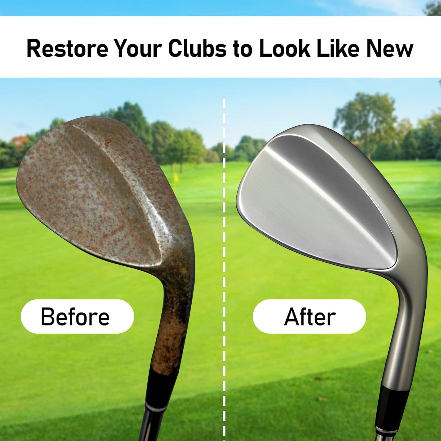 2 X200Ml Golf Club Polish, Cleaning, Polishing and Restoring Golf Clubs, Designed for Irons, Woods, Putters, Grips and Drivers image number 1