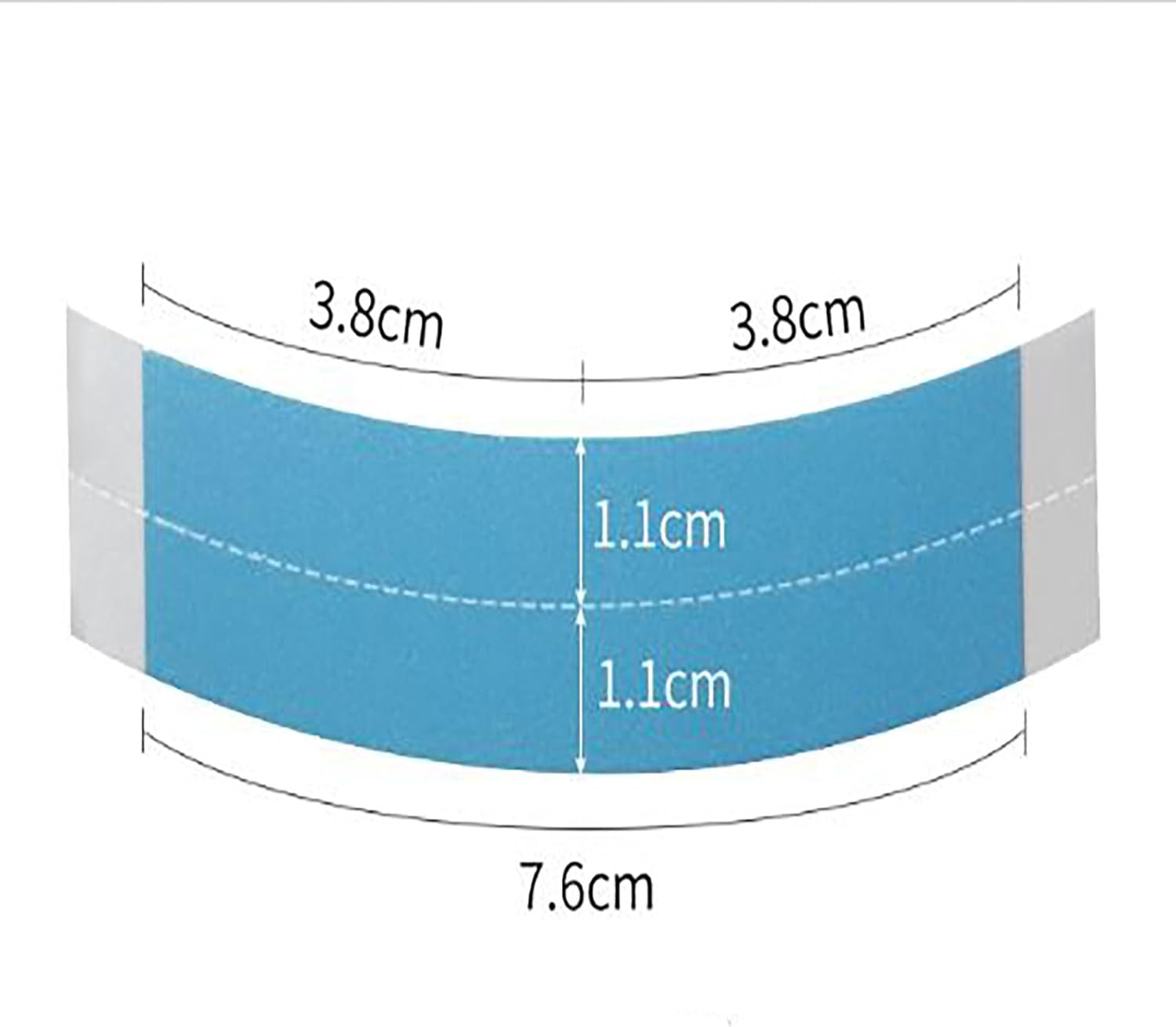 SYGELER Professional Wig Adhesive Tape 36Pcs - Medical Grade Double-Sided Lace Tape with Ultra Hold (72Hrs), Waterproof & Sweat-Proof for Wigs/Hair Extensions, Sensitive Skin Safe (Translucent Blue) image number 5