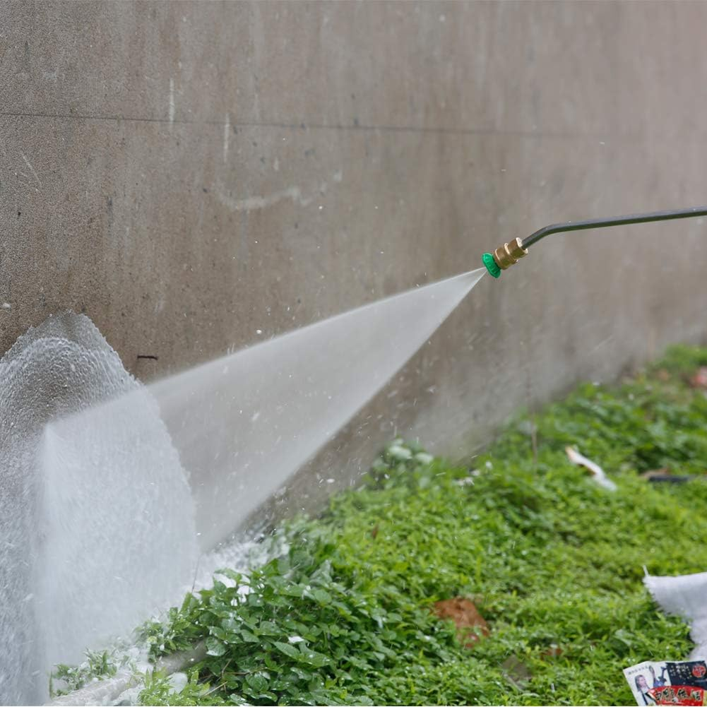 Sooprinse Washer Extension Gutter Cleaner Attachment Accessory,High Pressure Washer Gutter Rod for Lance/Wand 1/4 Inch Quick Connect,30 Degrees Curved Rod,14 Inch image number 5