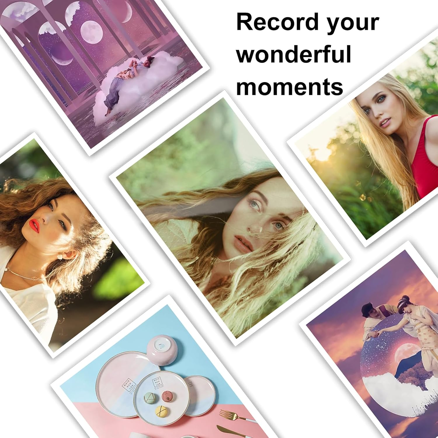 INKUWAY 300Gsm A4 Thick Photo Paper Glossy Double Sided Inkjet 100Sheets Heavyweight for Printing Photos, Greeting Card, Postcard, DIY Cards. image number 2