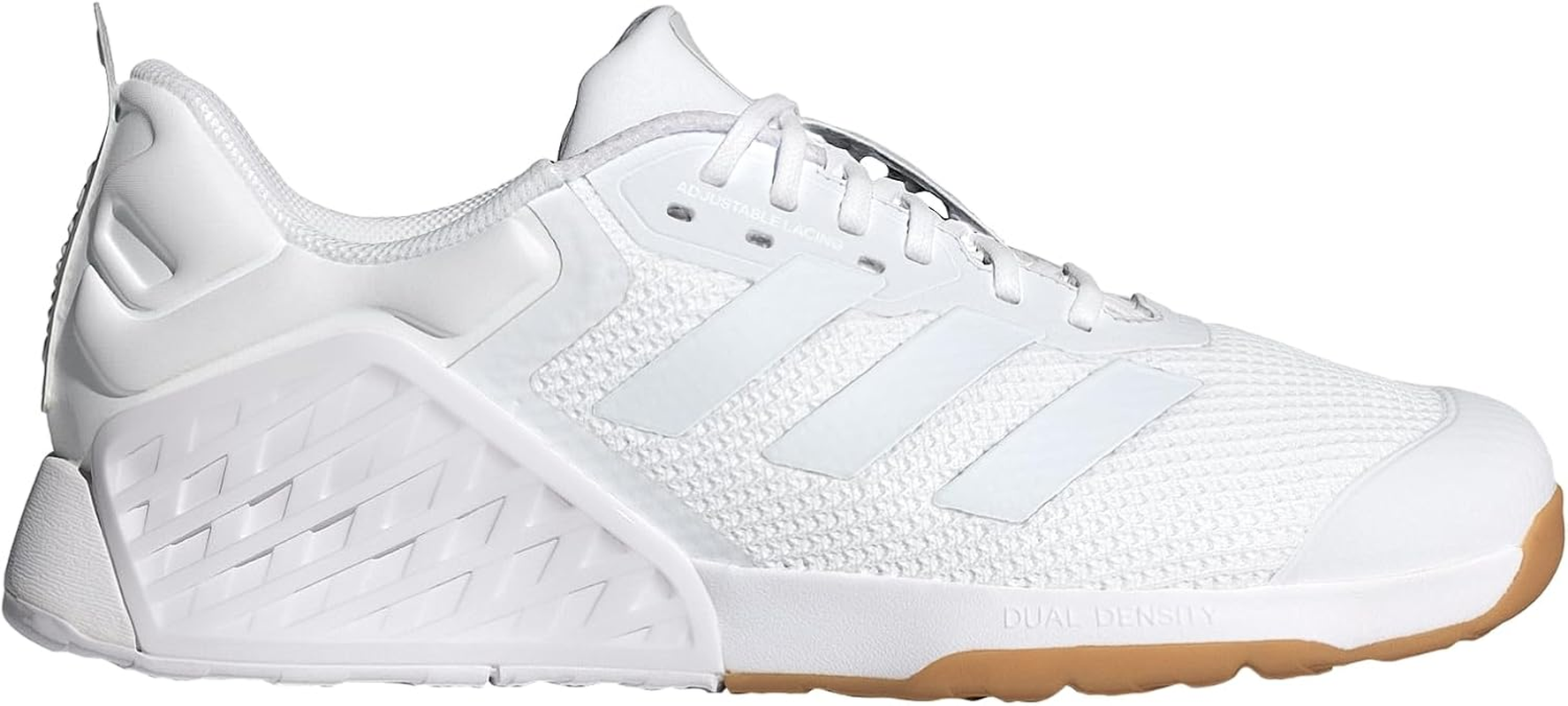 Adidas Unisex Adult'S Dropset 3 Strength Training Shoes, Ftwwht/Crywht/Crywht, 13 image number 2