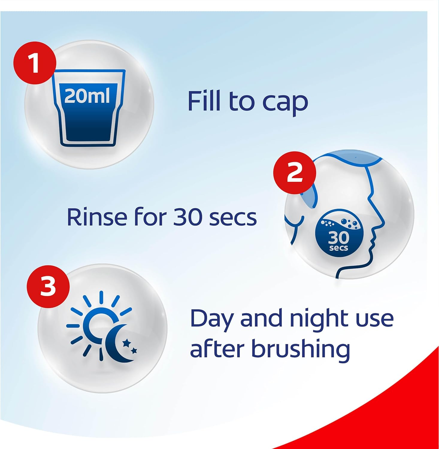 Colgate Plax Antibacterial Mouthwash 500Ml, Peppermint, Alcohol Free, Bad Breath Control image number 2