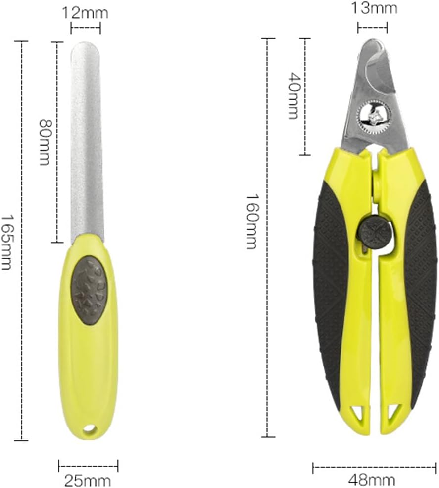 Sarini Professional Claw Scissors for Dogs, Claw Cats, Large and Medium Pets Claw Grinder with Protective Guard, Safety Lock and Nail File image number 1