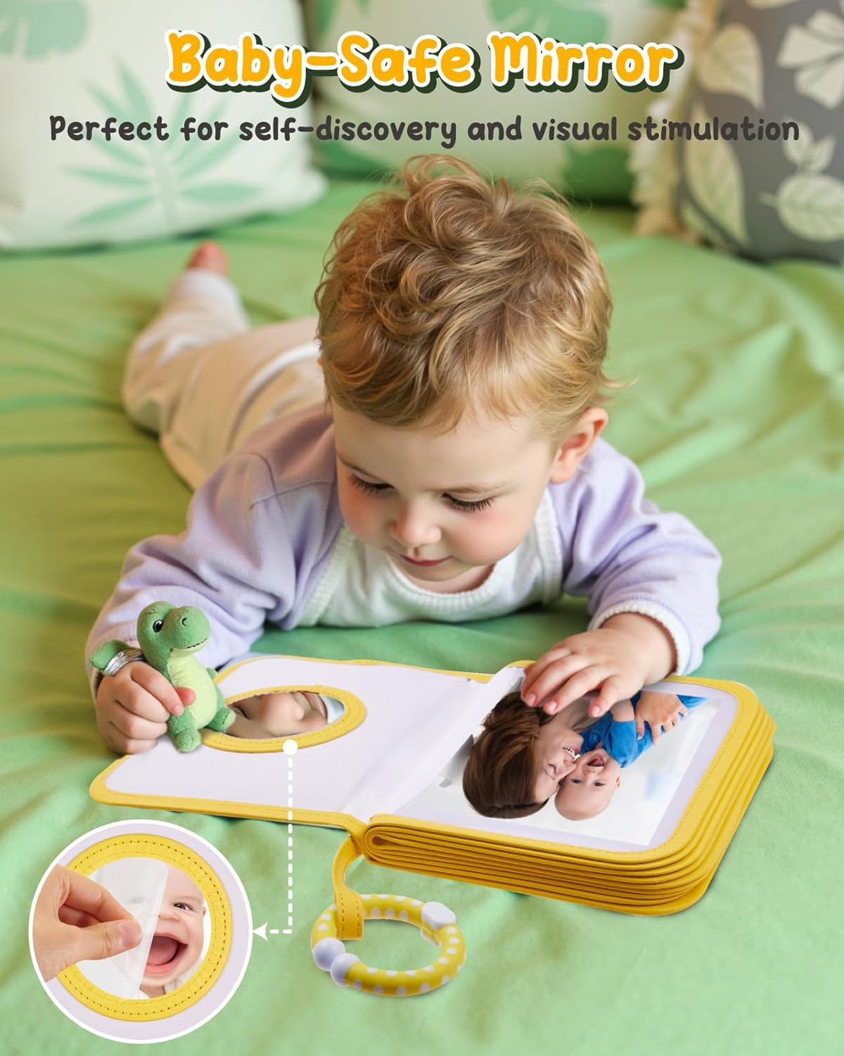 Lilian&Gema Baby'S My First Photo Album &ndash; Soft Photo Album for Baby with Adorable Design, Holds 4X6 Pictures, Perfect Baby Photo Albums for Newborn, Toddler & Kids image number 4