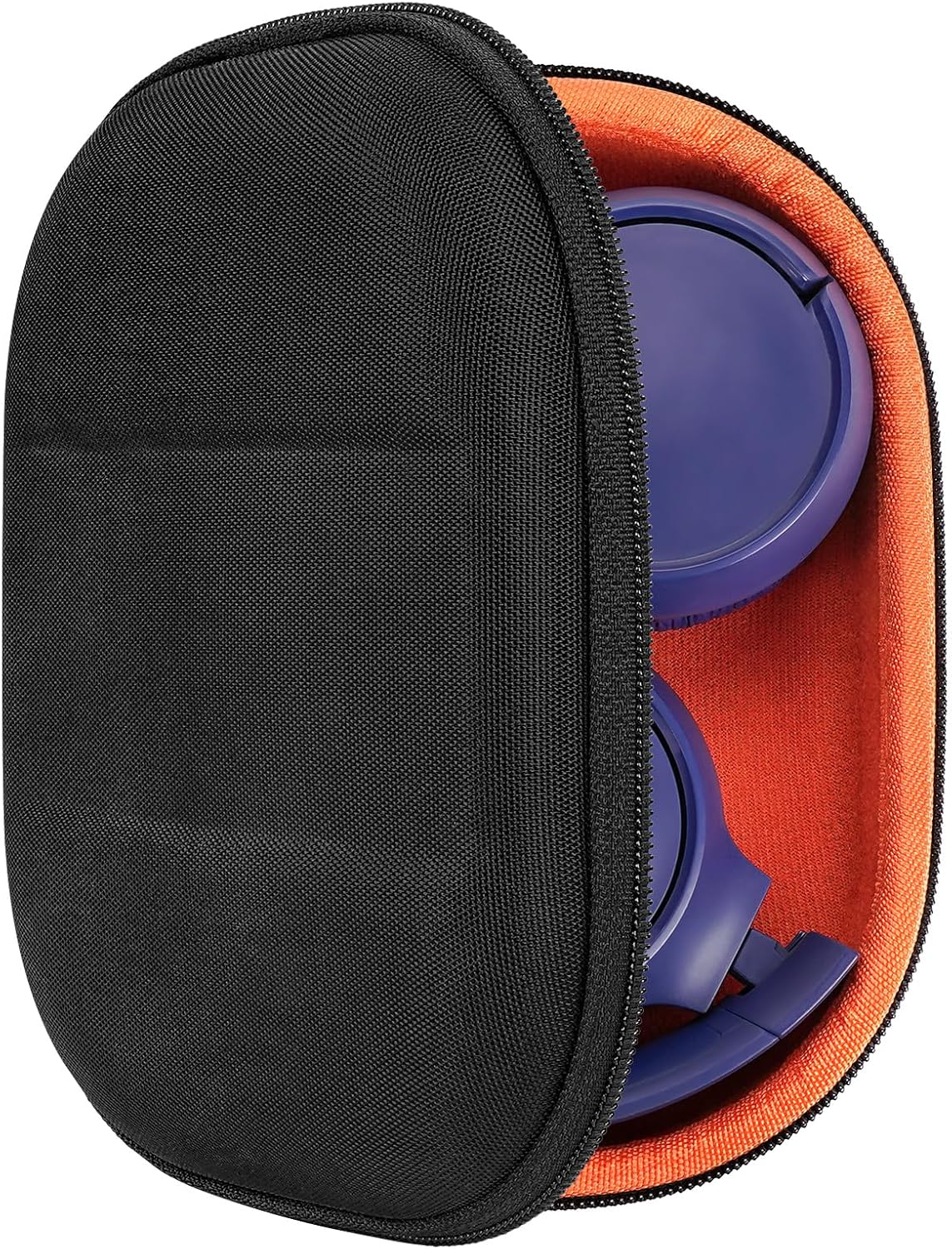 Geekria Shield Headphones Case Compatible with JBL Tune 510BT, Sony MDR-ZX600, Skullcandy Riff 2, Replacement Protective Hard Shell Travel Carrying Bag with Cable Storage (Black) image number 1