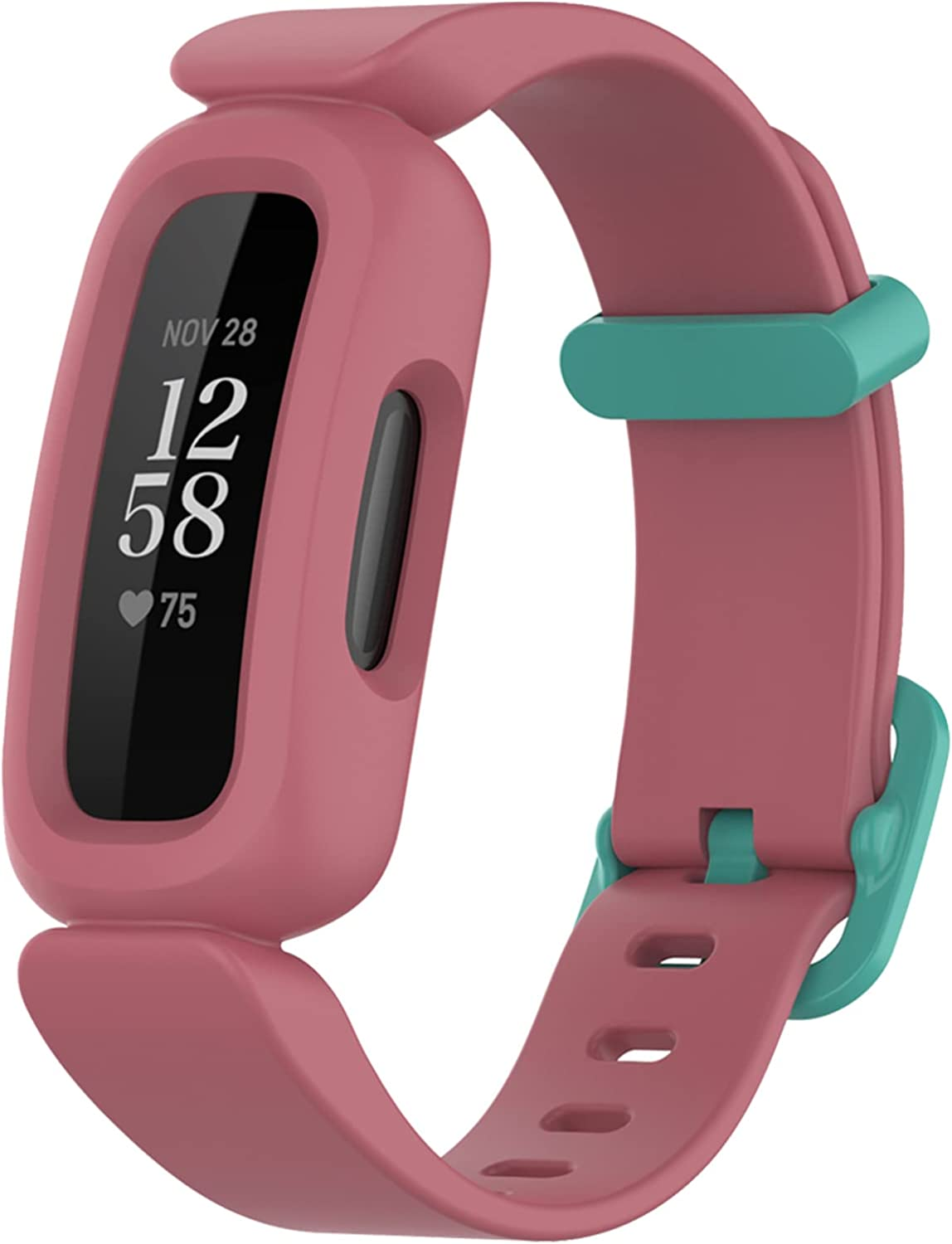 [3 Pack] Compatible with Fitbit Ace 3, Fitbit Inspire 2 Bands for Kids, Soft Silicone Bracelet Accessories Sports Watch Strap Replacement image number 4