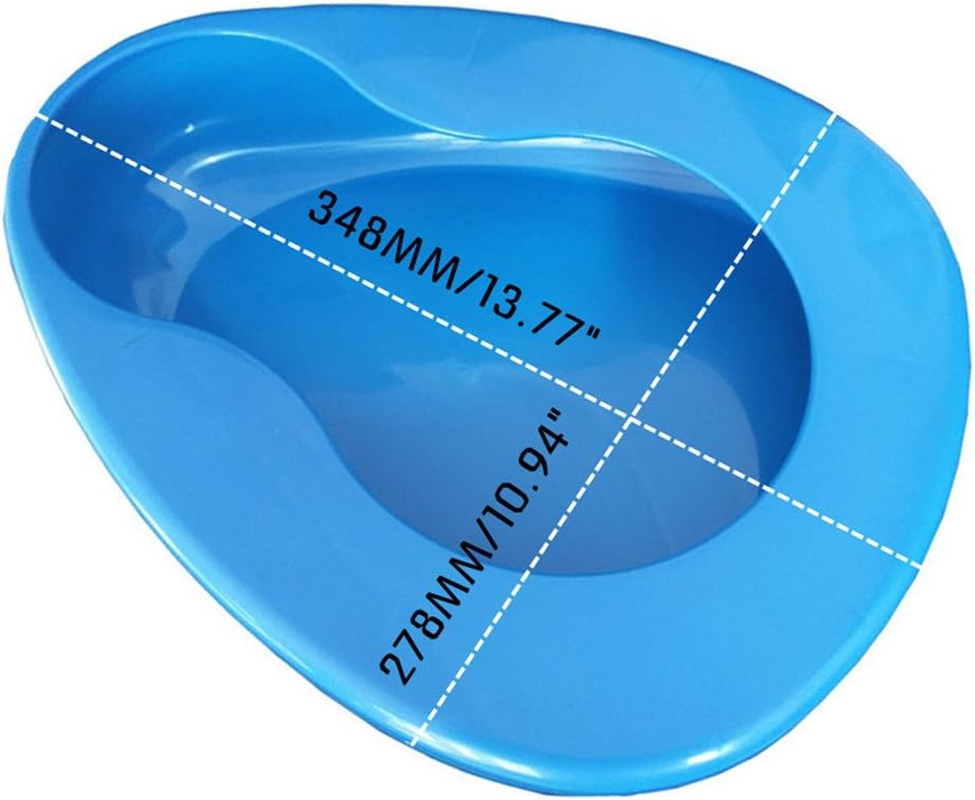 Large Stable PP Bedpan Heavy Duty Smooth Countoured for Bedbound Patient image number 2