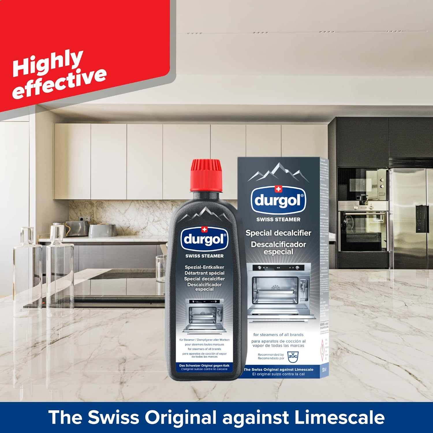 Durgol 297 Swiss Steamer Descaler/Decalcifier for Steamer Ovens, Clear image number 3