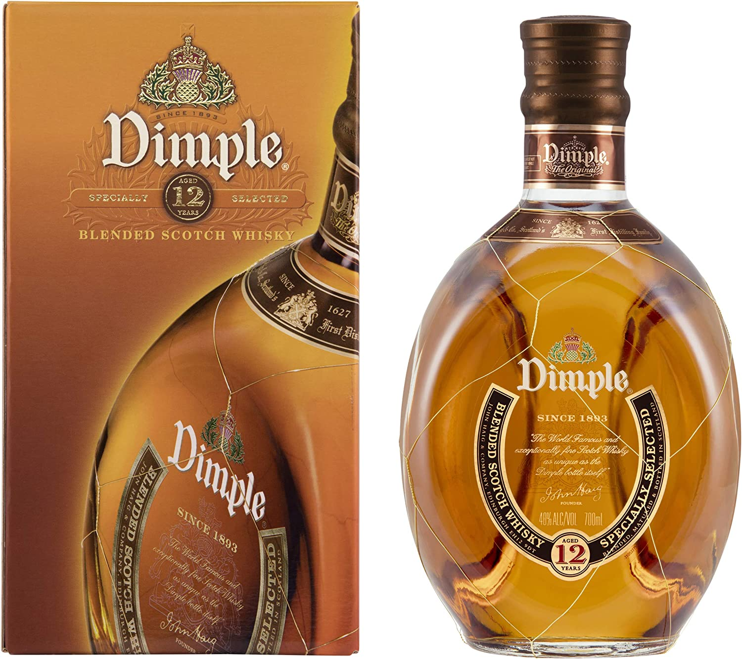 Dimple 12 Years Old Scotch Whisky 700Ml image number 6