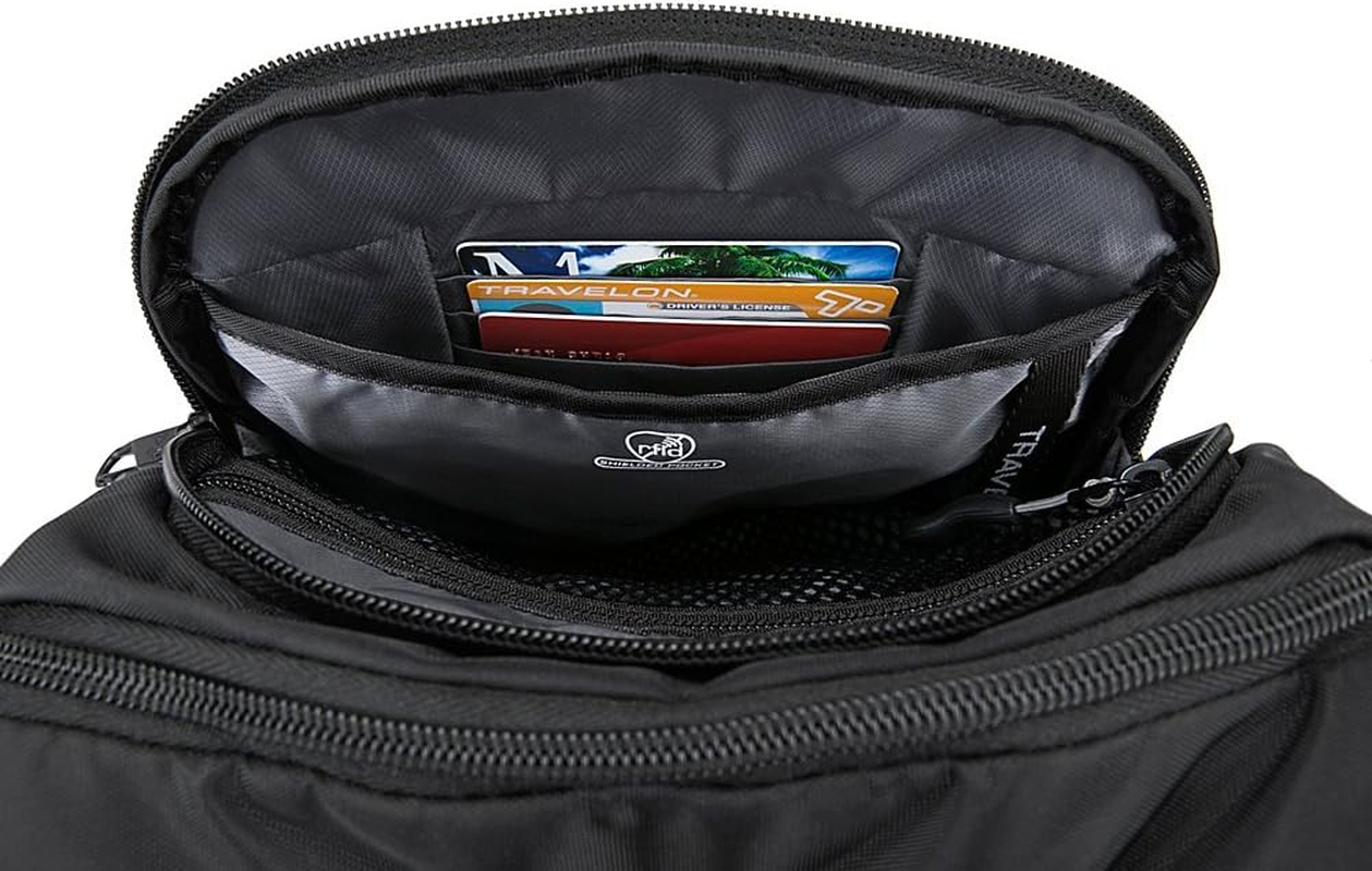 Travelon Anti-Theft Active Tour Messenger Bag, Black image number 4