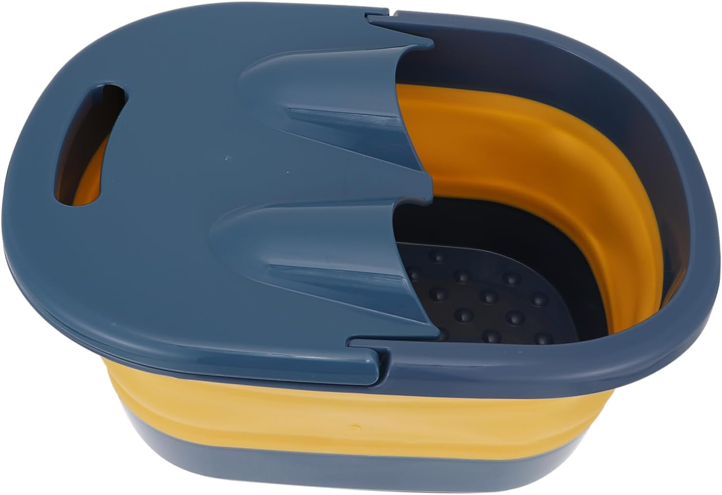 Beatifufu 1Pc Foot Soak Basin Portable Foot Massage Tub for Home Use Temperature Lock Baffle for Relaxation and Fatigue Relief