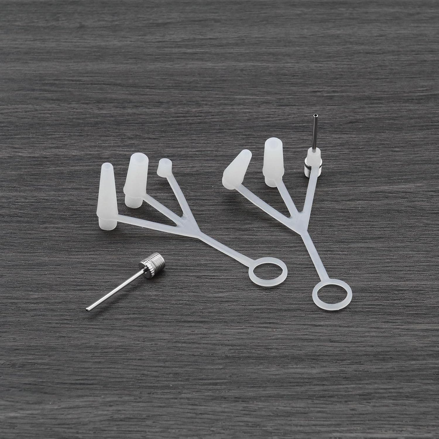 Ecsing 18PCS Exercise Ball Plug Replacement Kit with Needle Nozzle Hose Air Plug for Yoga Ball Inflatable Toy Inflatable Sofa Swimming Ring Balloon Fitness Ball image number 4