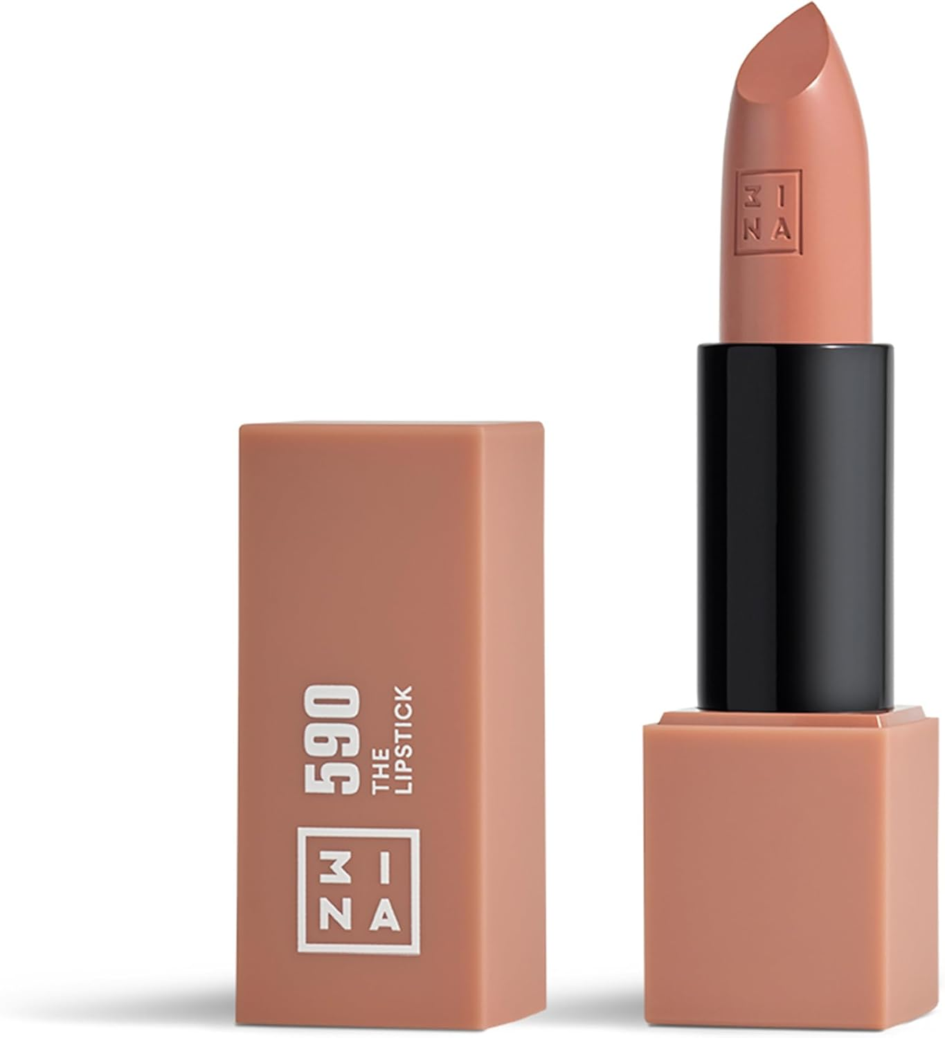 3INA MAKEUP - Vegan - the Lipstick 172 - Bright Orange - Matte Lipstick - Highly Pigmented Lip Pen - Matte Intensive Colour - Creamy Vanilla Fragrance - Creamy Texture - Cruelty Free