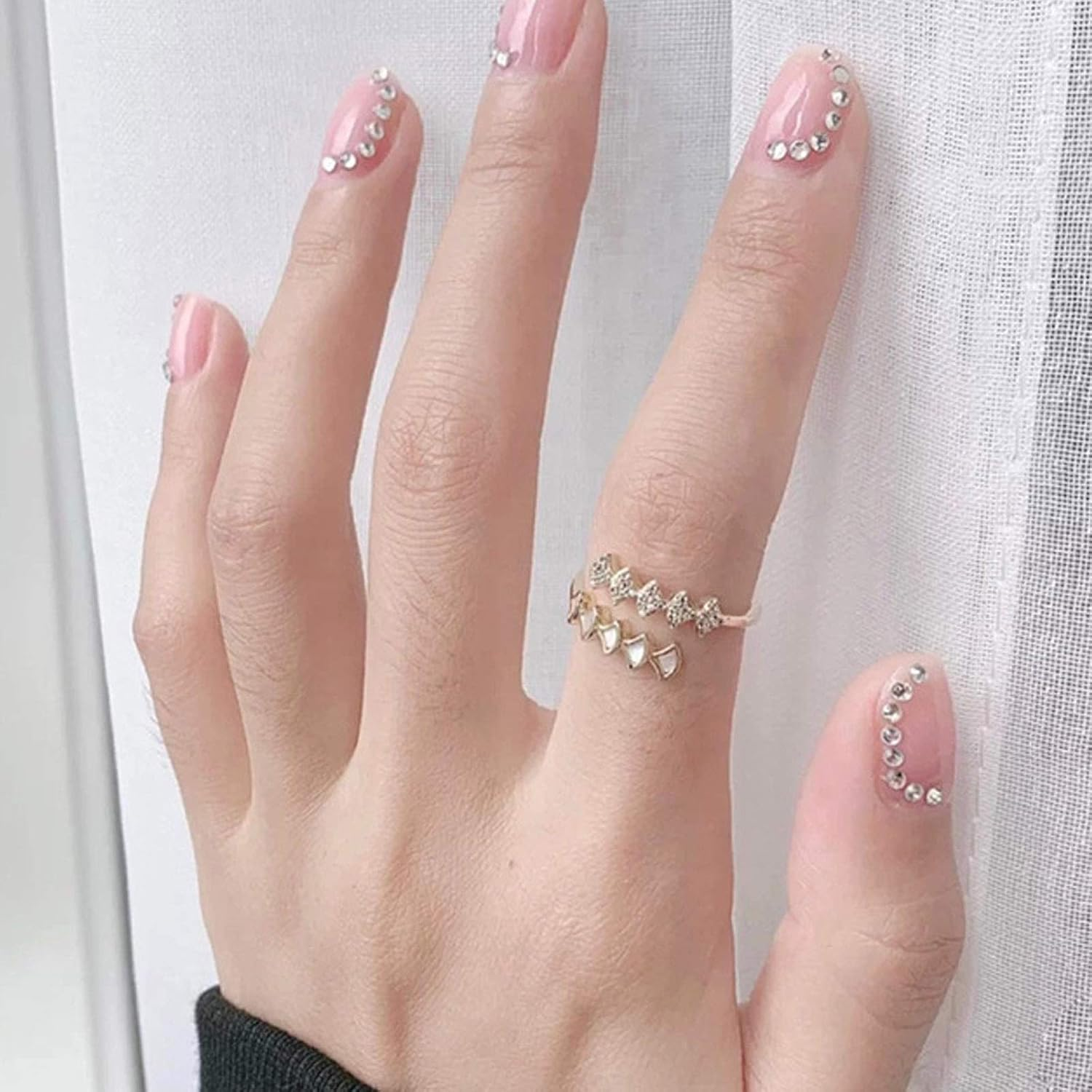 1 Box Nail Art Rhinestone Flat-Back Rhinestone Nail Decoration Super Flash DIY Mixed Transparent White Diamond image number 4