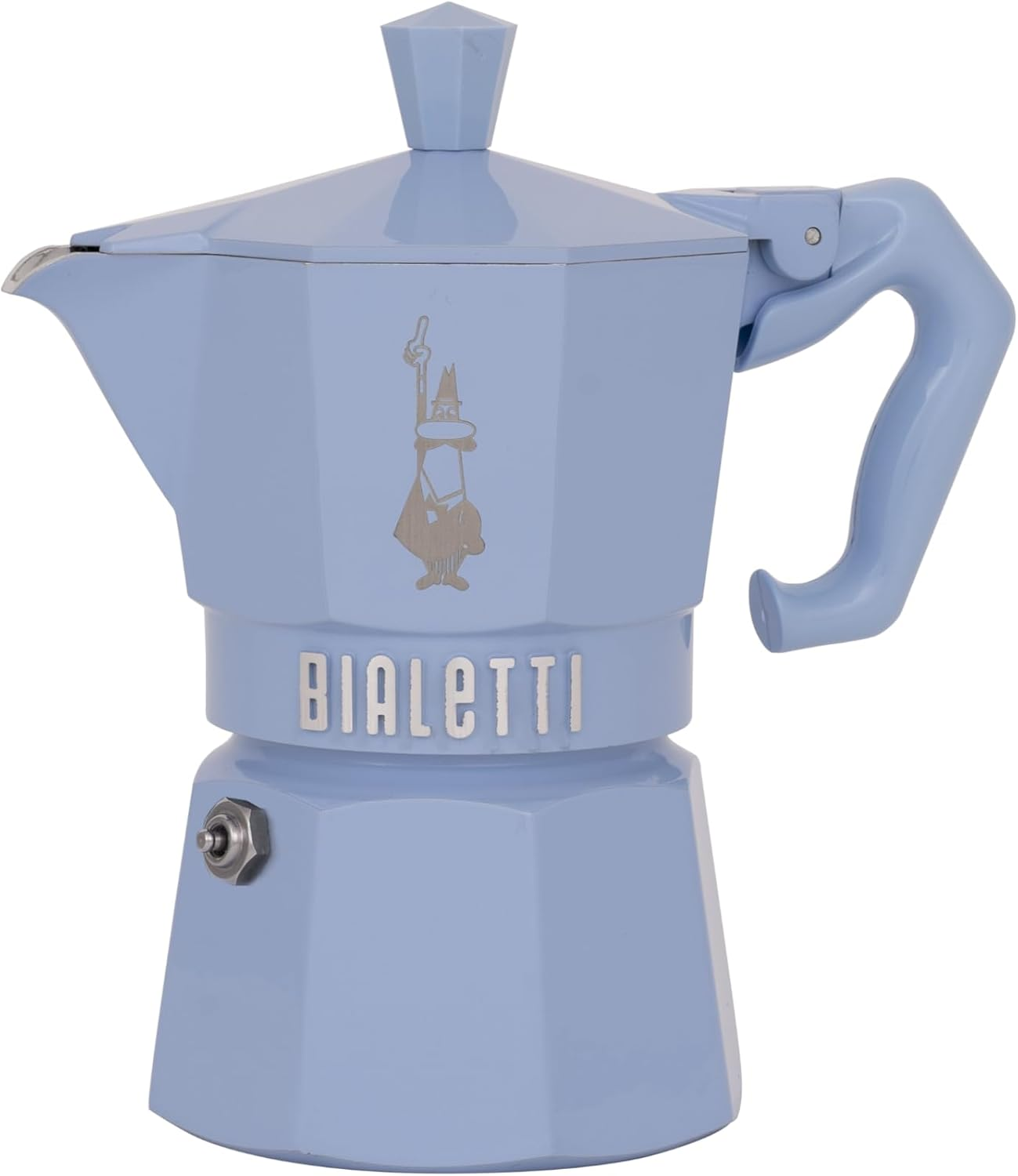 Bialetti Mocha Exclusive Sky Blue 3 Cup Open Fire (Coffee Maker, Espresso Maker, Makinetta) image number 2