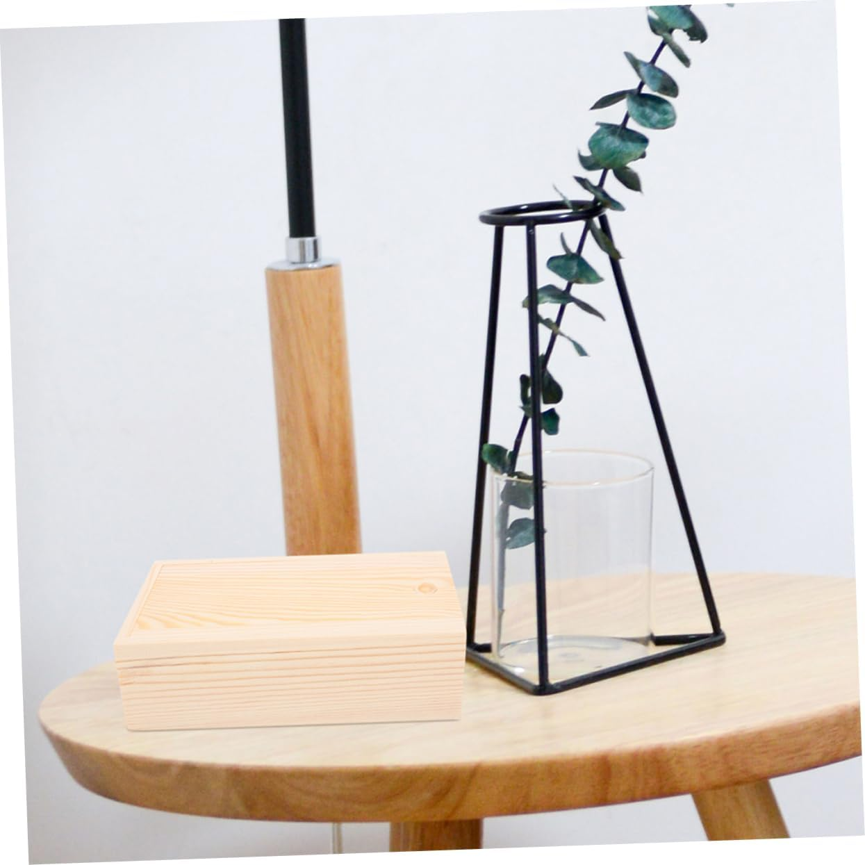 Angoily 2Pcs Unfinished Wooden Keepsake Storage Box with Slide Lid Rustic Pine Organizers for Craft Supplies Jewelry and Home Decorations DIY Present for Personalization