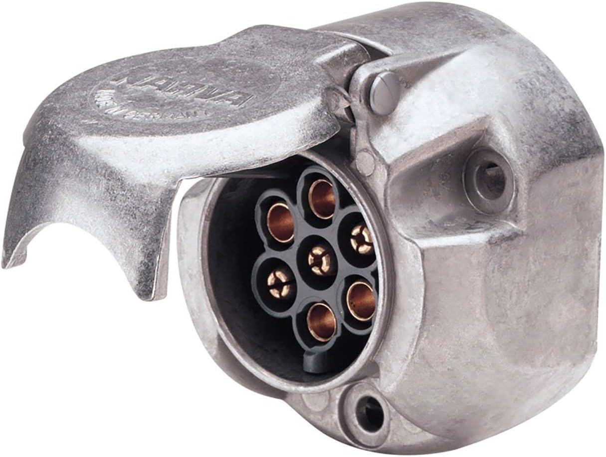 Narva 7 Pin Large round Plastic Socket