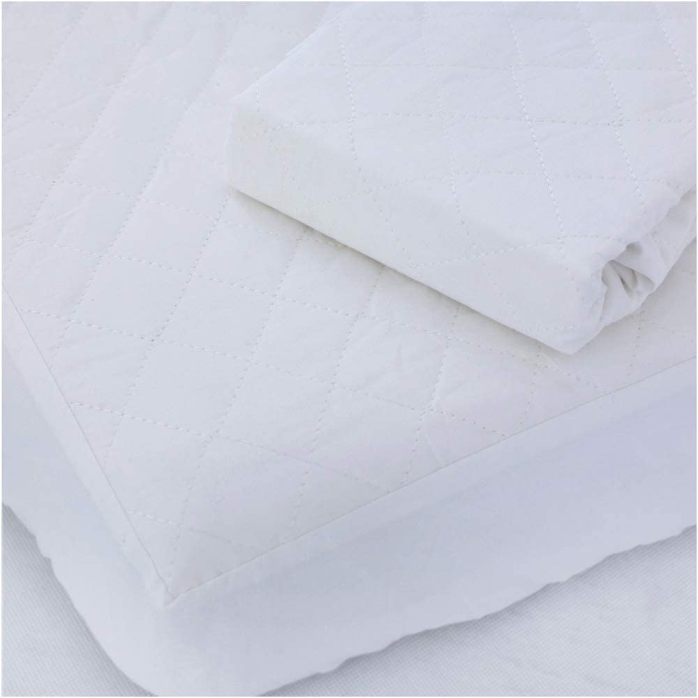 Bubba Blue Breathe Easy 40X80Cm Waterproof Quilted Mattress Protector Bassinet image number 1