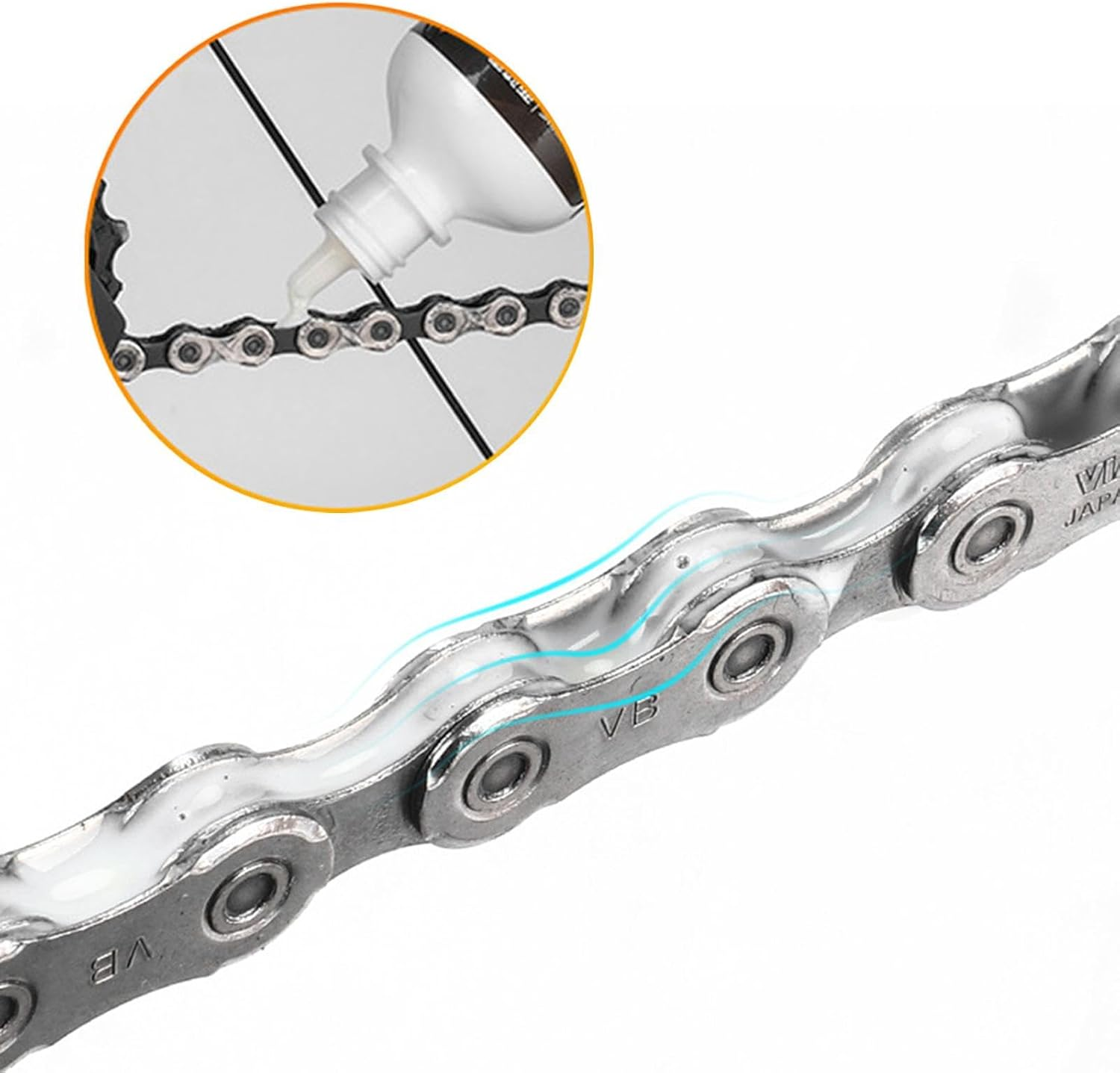 Puchen Dry Lubricant Chain Oil, 100Ml - Rust Prevention for Mountain Bikes, Bicycles - Easy to Apply, Preserves Chains, Cleans, Smooths, Silences, Reduces Friction image number 2