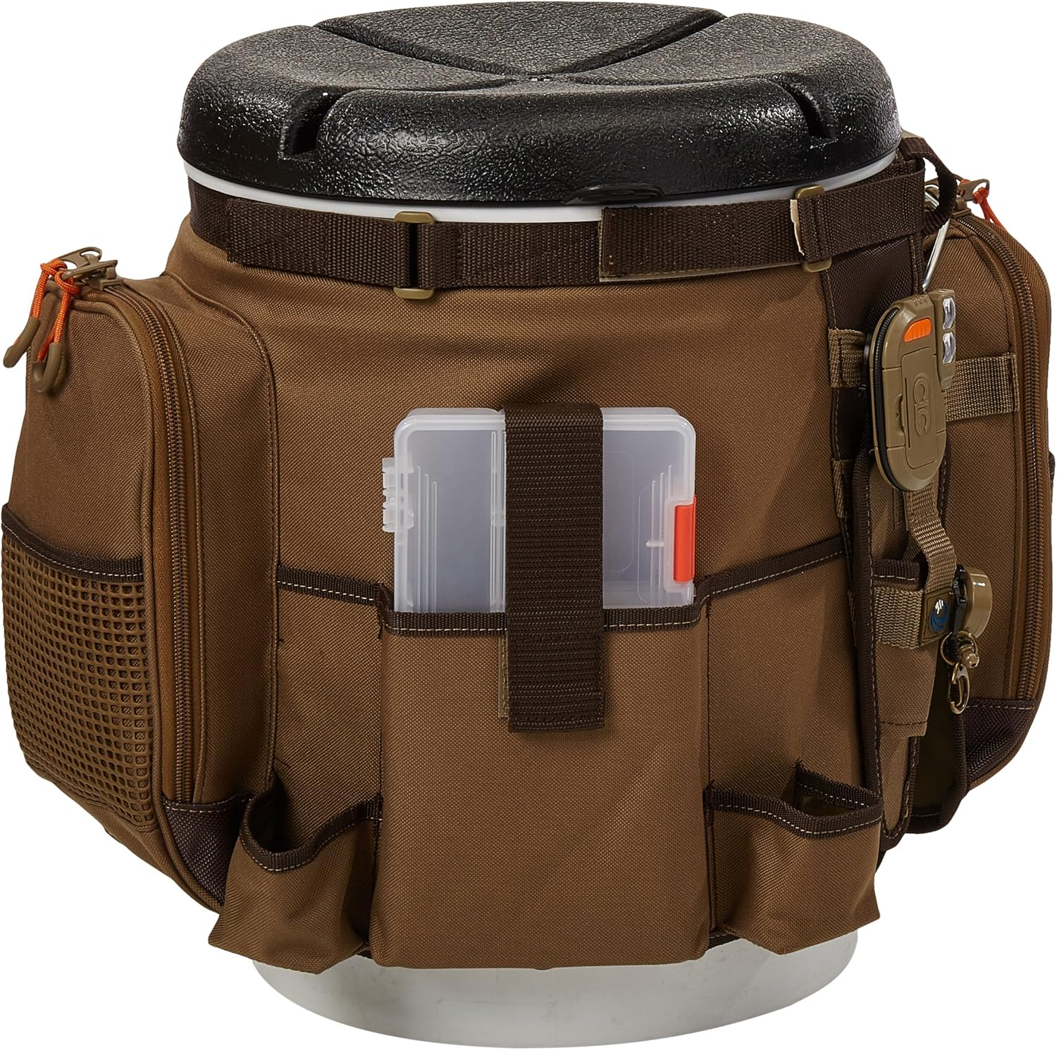 Wild River by CLC WT3507 Tackle Tek Rigger Lighted Bucket Organizer with Plier Holder and Two PT3500 Trays image number 3